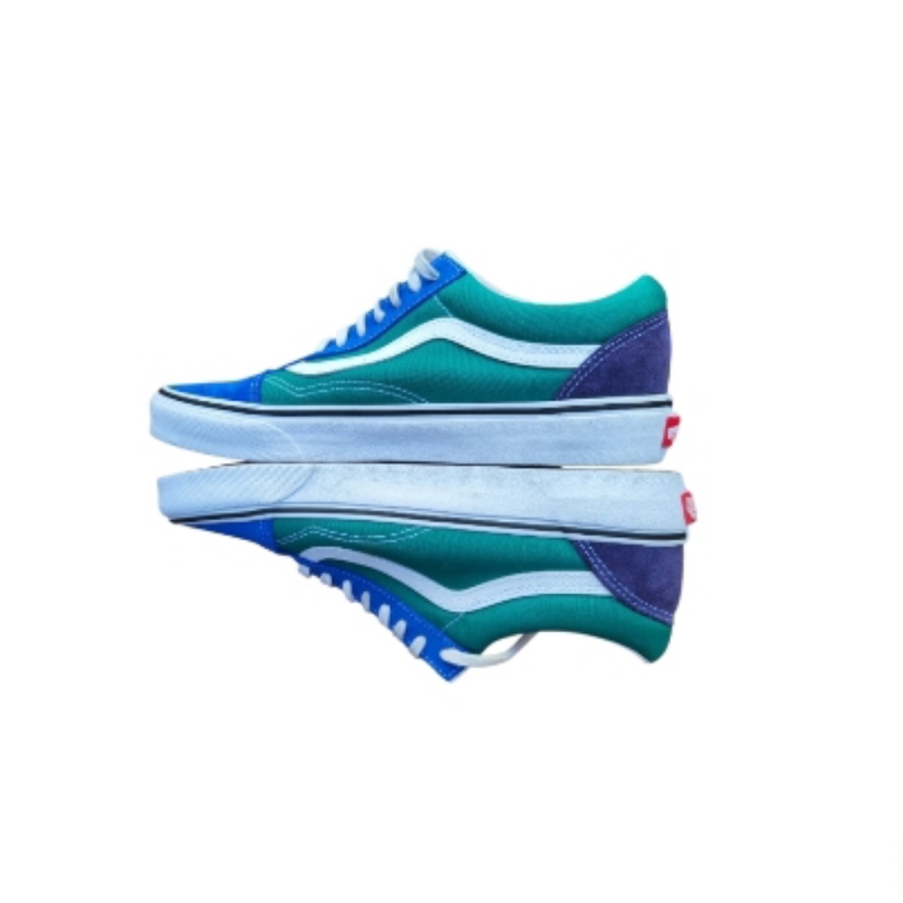 Vans Retro Court Old Skool Skate Sk8 Athletic Tennis Shoe Sneaker Green Women 10 - Picture 3 of 12